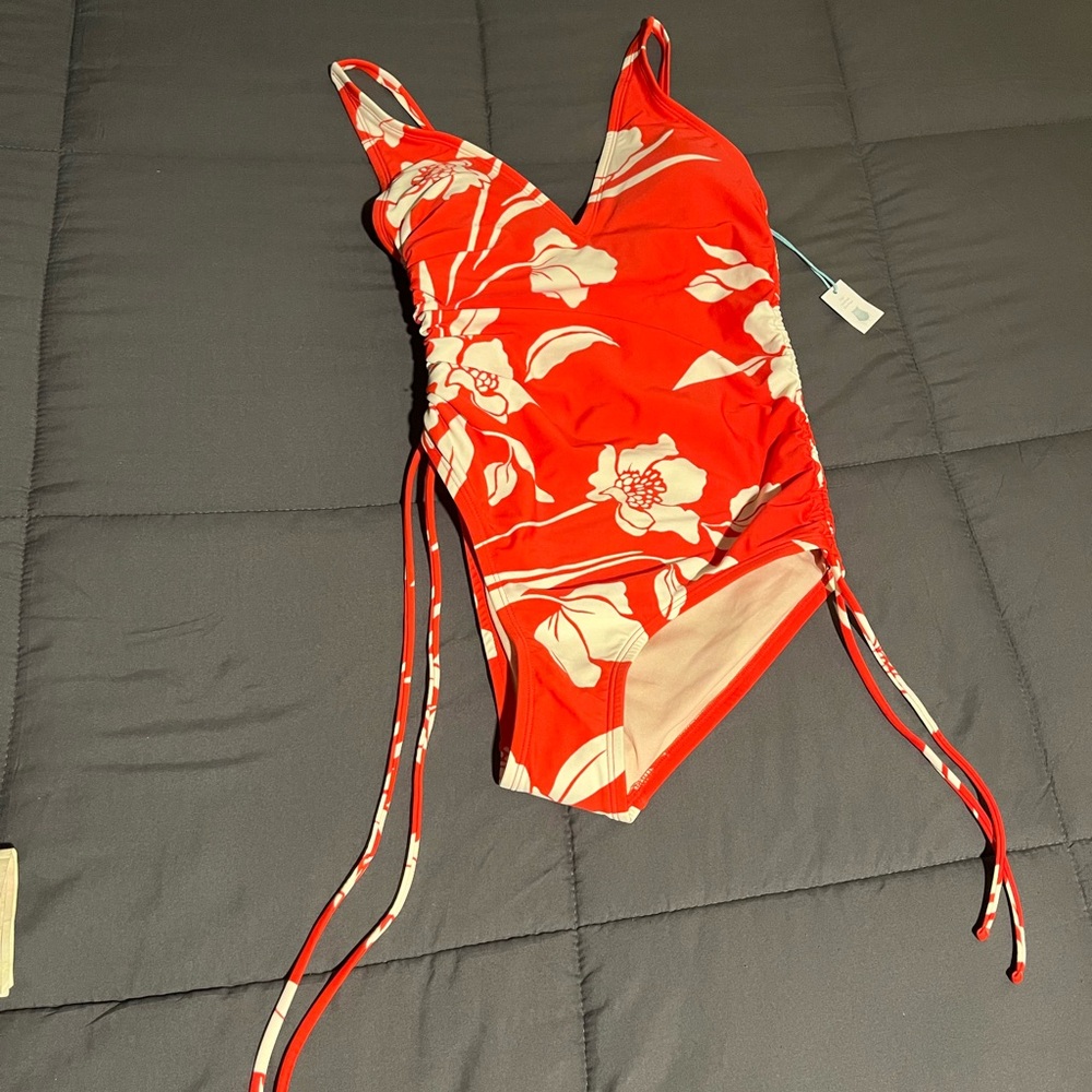 Floral Orange Women’s Swimwear